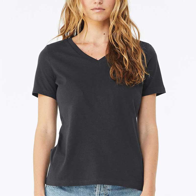 Custom Bella+Canvas Women’s Relaxed Jersey V-Neck Tee