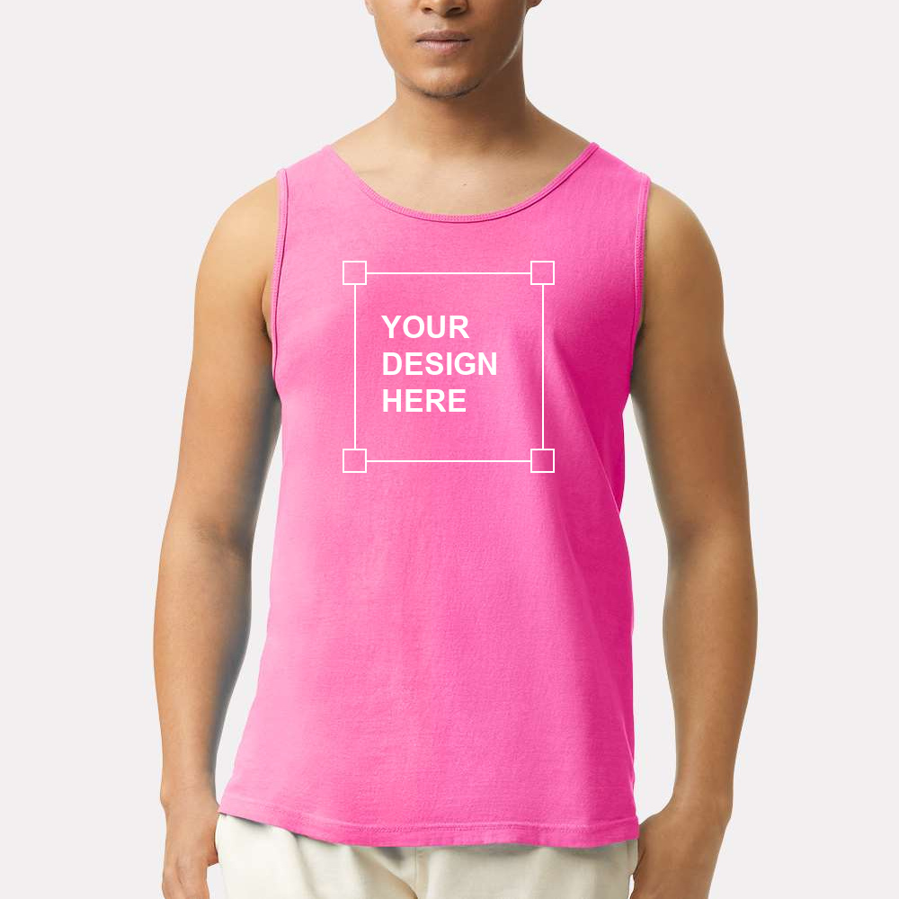 Custom Unisex Garment-Dyed Heavyweight Tank Top