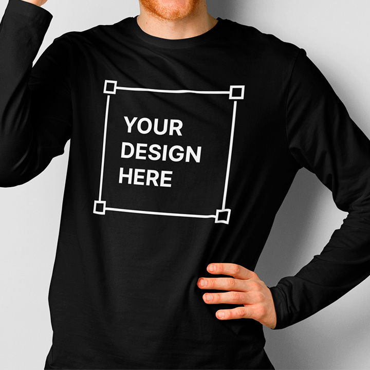 Custom American Apparel Heavyweight Cotton Long Sleeve Tee