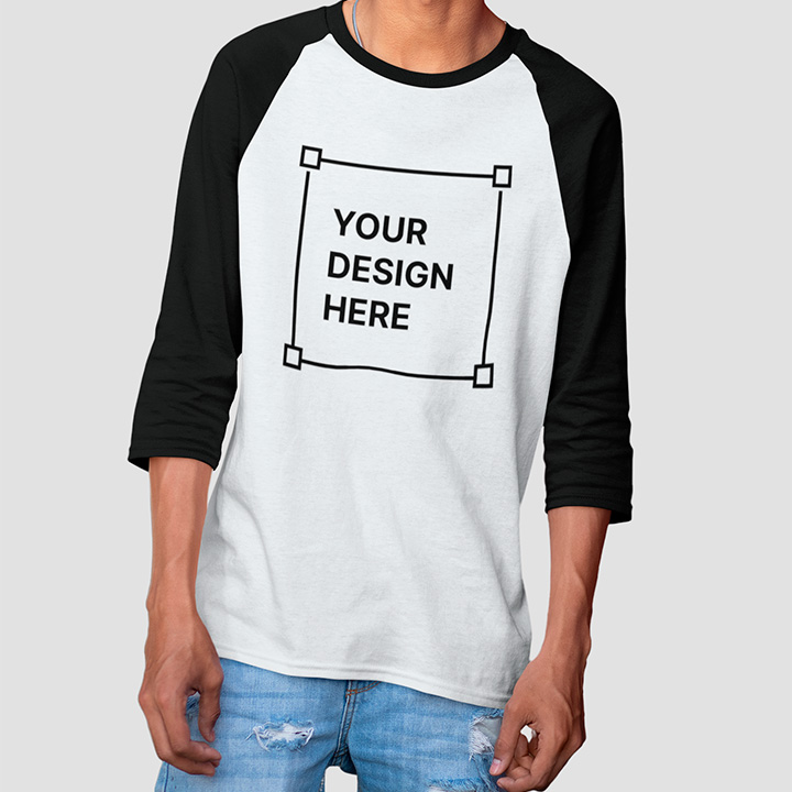 Custom 3/4 Raglan T-Shirt