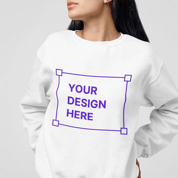 Custom Gildan Midweight Crewneck Sweatshirt