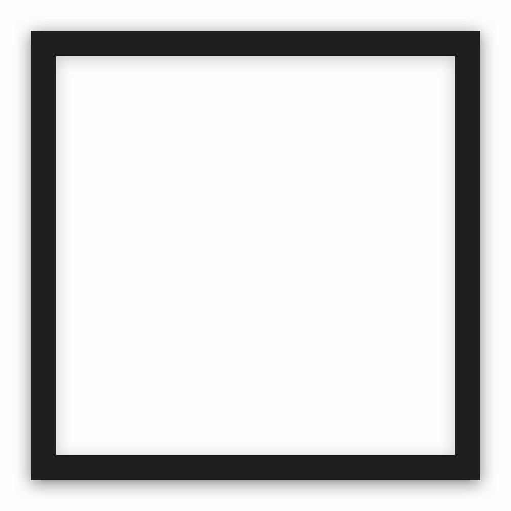 GitHub contribution graph framed print, BLACK