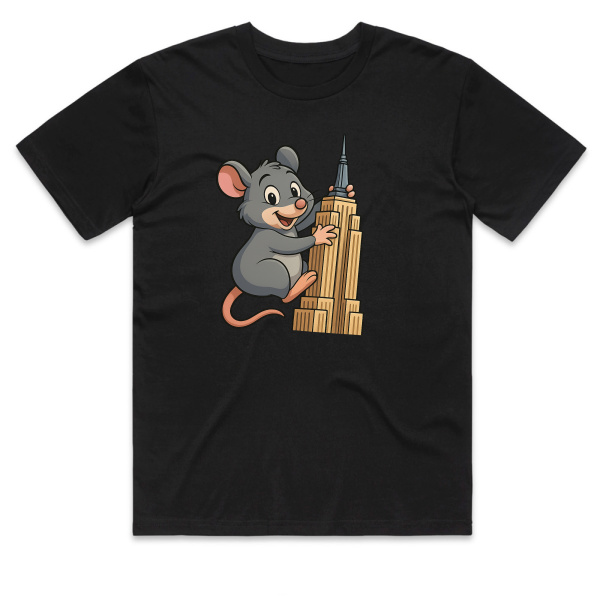 Preview A rat is climbing a skyscraper