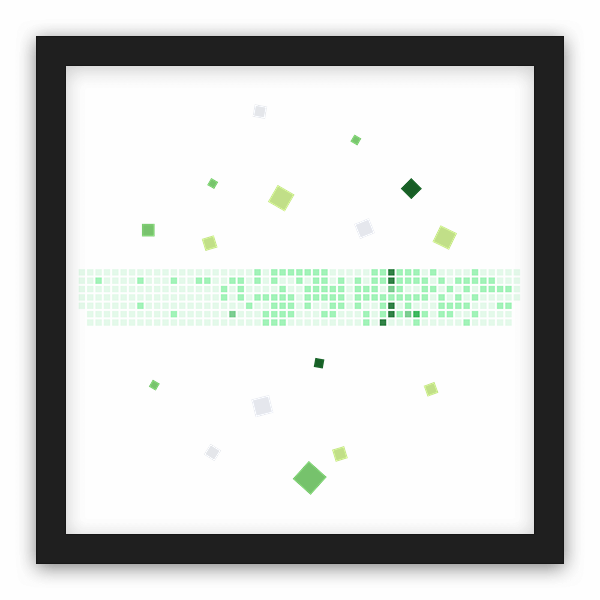 marianhoenscheid frame preview marianhoenscheid GitHub contribution graph, framed print preview