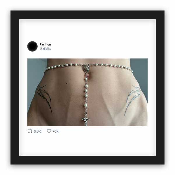 Fashion frame preview