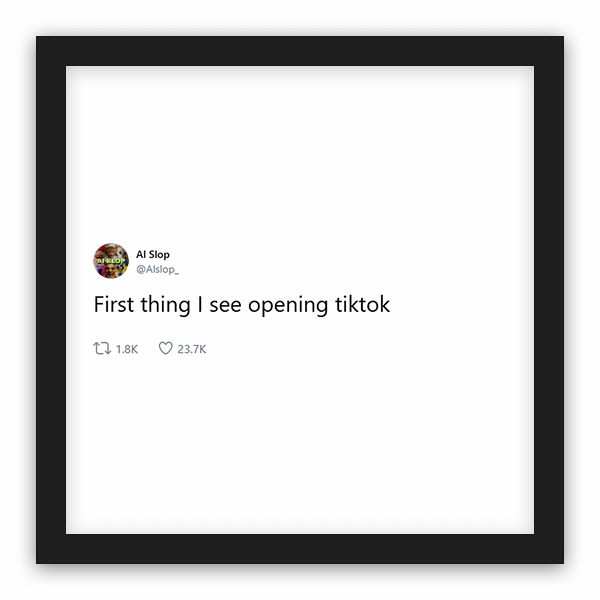 AI Slop frame preview