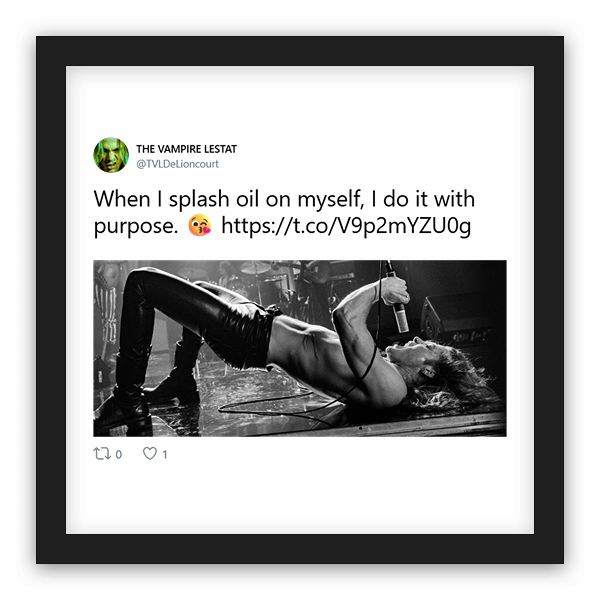 THE VAMPIRE LESTAT frame preview THE VAMPIRE LESTAT frame preview