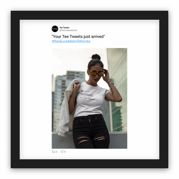 Tee Tweets frame preview
