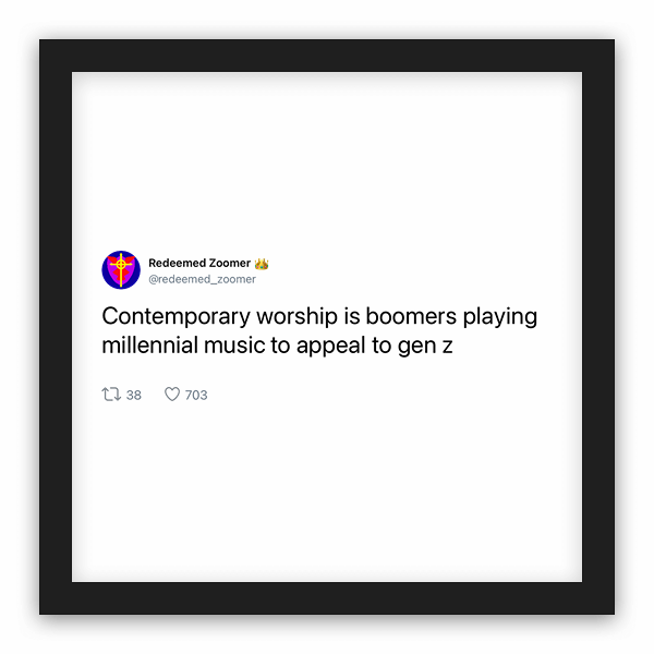 Redeemed Zoomer 👑 frame preview