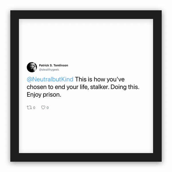 Patrick S. Tomlinson frame preview Patrick S. Tomlinson frame preview