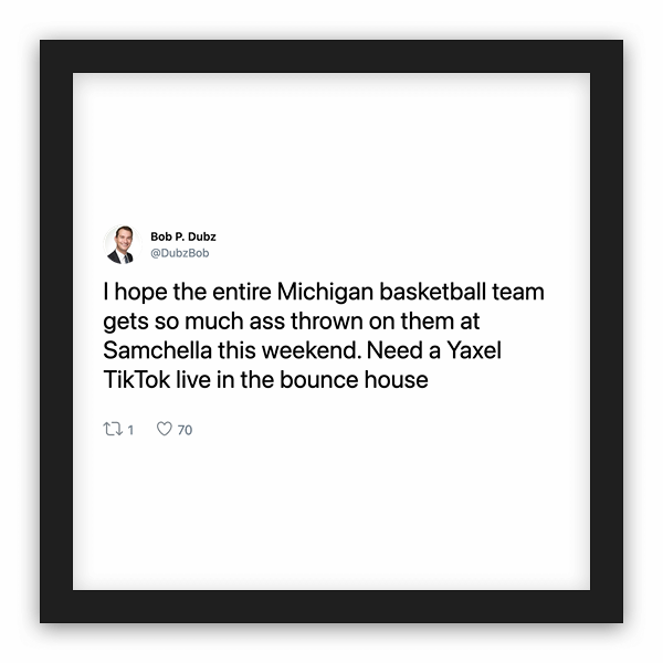 Bob P. Dubz frame preview