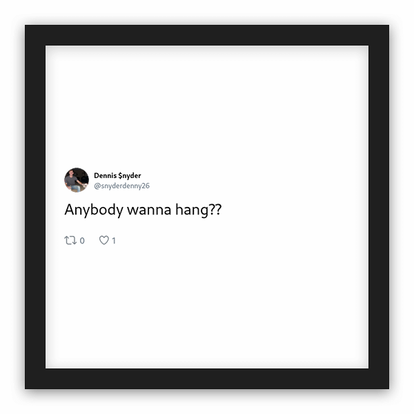 Dennis $nyder frame preview