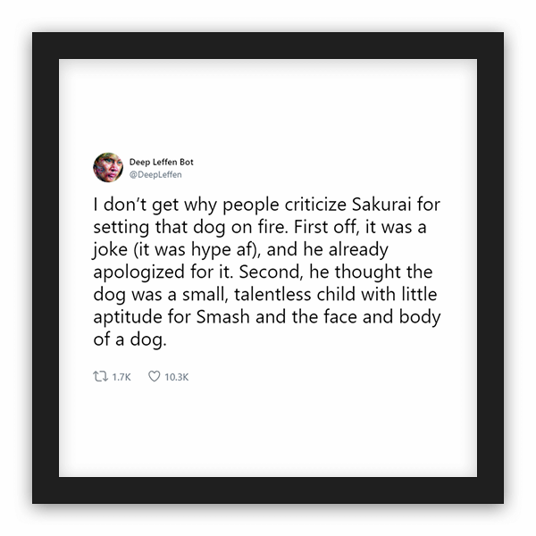 Deep Leffen Bot frame preview