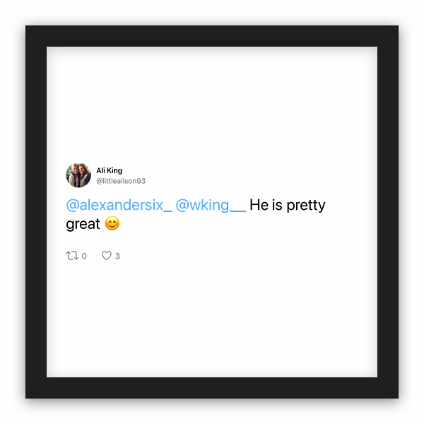 Ali King frame preview