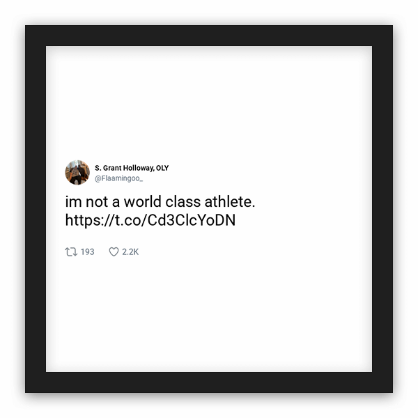 S. Grant Holloway, OLY frame preview