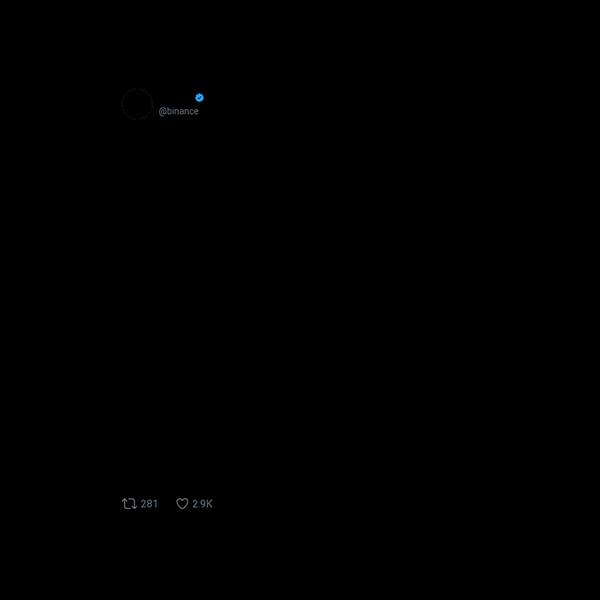 Binance frame preview