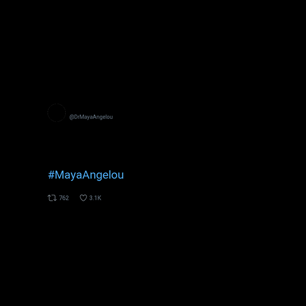 Maya Angelou frame preview