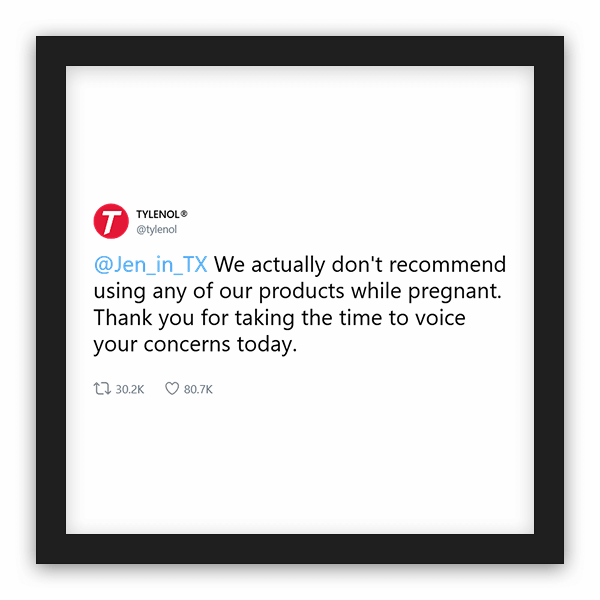 TYLENOL® frame preview