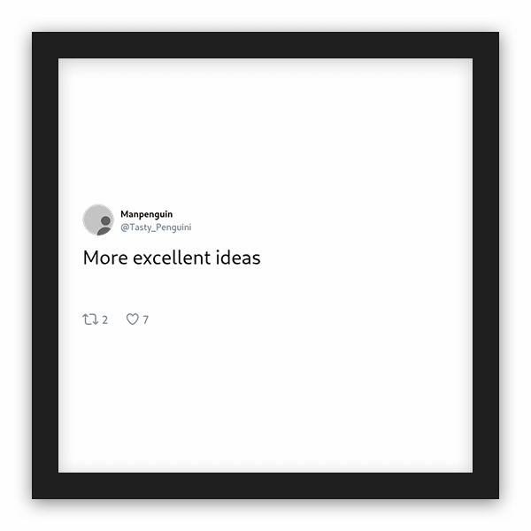 Manpenguin frame preview Manpenguin frame preview