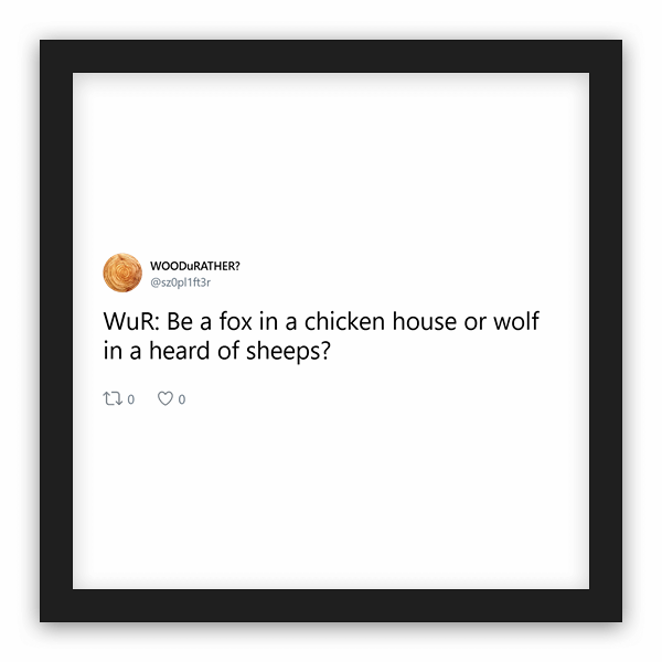 WOODuRATHER? frame preview