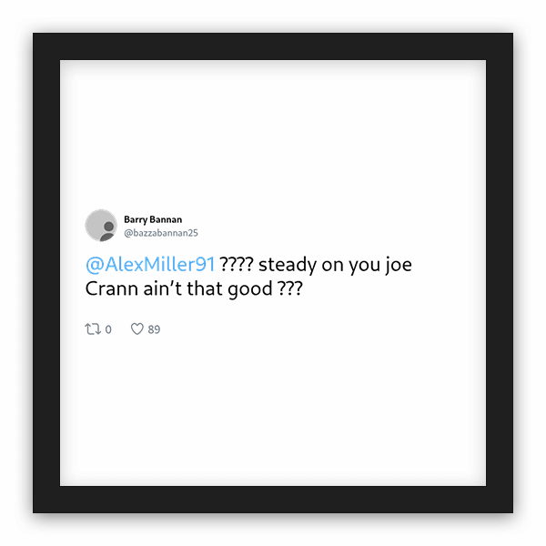 Barry Bannan frame preview Barry Bannan frame preview