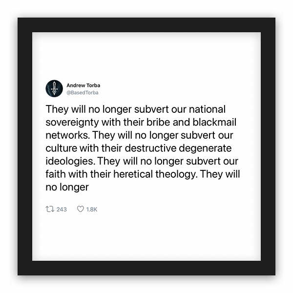 Andrew Torba frame preview